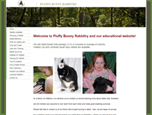 Tablet Screenshot of fluffybunnyrabbitry.com